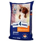 CLUB 4 PAWS საშუალო ჯიშის ზრდასრული ძაღლებისთვის