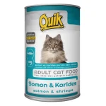 Quik canned salmon and shrimp for cats