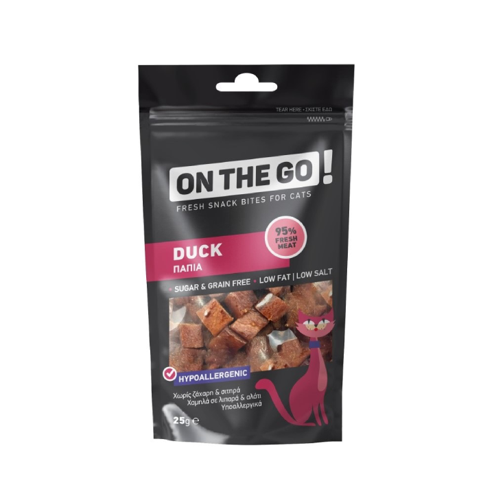 ON THE GO Cat duck Bites 25gr