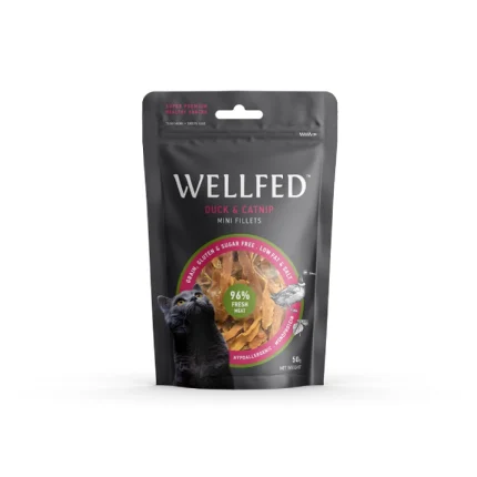WELLFED FOR CAT იხვის ფილე