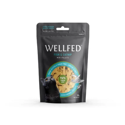 WELLFED FOR CAT თევზით