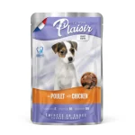 Plasir puppy pouch with chicken