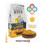 Aves parrot food with honey and eggs