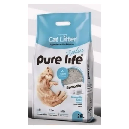 Pure life კატის ქვიშა  20L