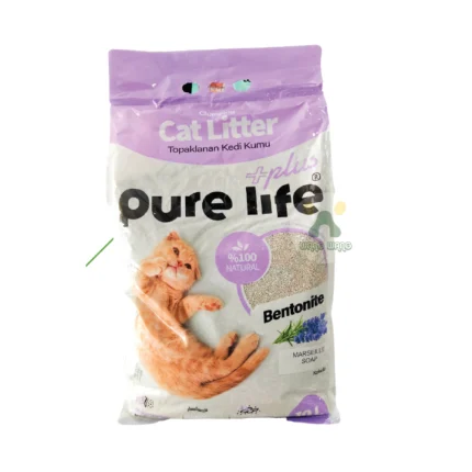 Pure life კატის ქვიშა ლავანდის არომატით