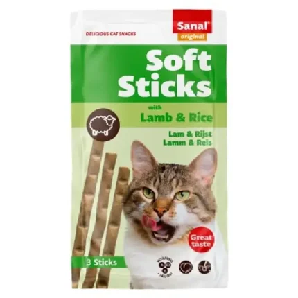 50 Sanal Cat Softsticks Lamb&Rice 35x3 (SC3850)