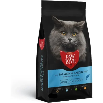 PawLove კატის საკვები თევზით