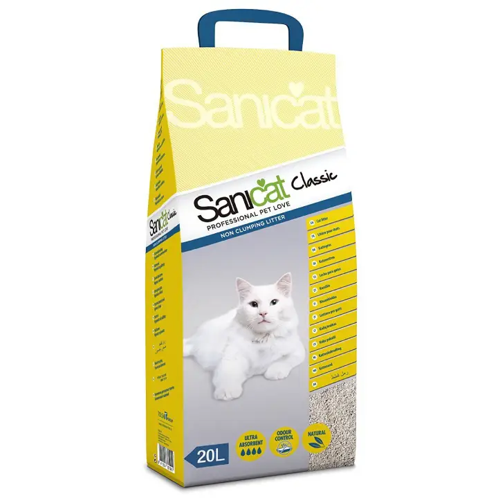 SANICAT CLASSIC TR 10L კატის ქვიშა EUR