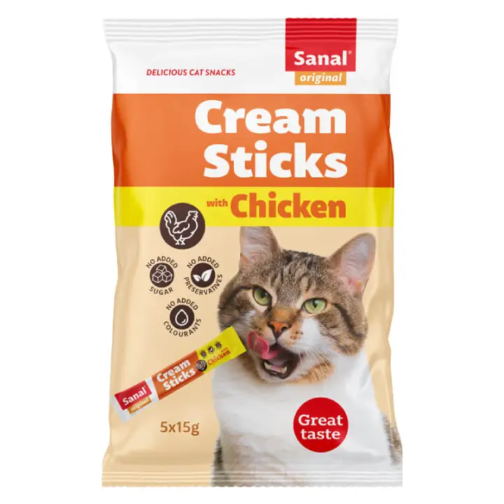 Sanal Cat Cream Sticks Chicken