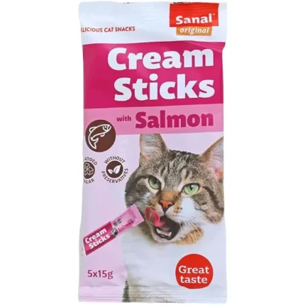 Sanal Cream sticks with salmon