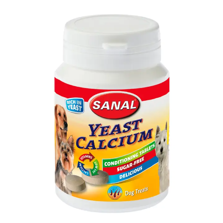 Sanal Yeast-Calcium Jar Dog Treats, 150g