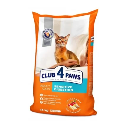 Club 4 Paws Dry Cat Food for Sensitive Stomachs 1/14kg