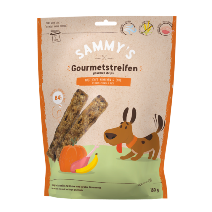 Bosch Sammy's Gourmet Stripes with Duck & Chicken 0.18 kg
