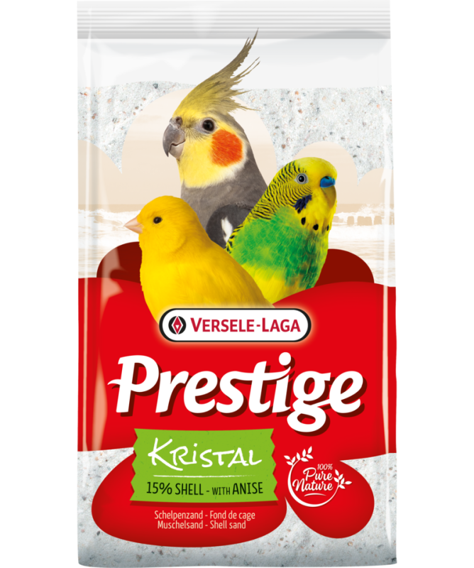 Versele-Laga Prestige Shell Sand Kristal - white 25 kg