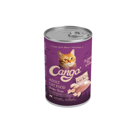 კანგოს კატა თევზით,სალმონი სველი საკვები 415გ