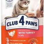 Club 4 Paws Cat Jelly with Turkey Meat 0.1kg