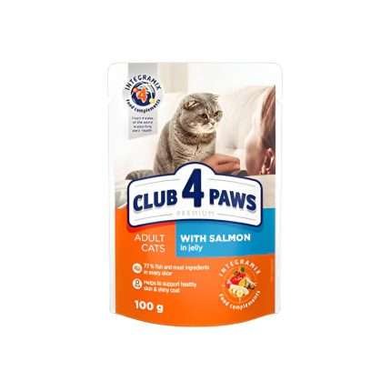 Club 4 Paws Cat Jelly with Salmon Meat 0.1kg