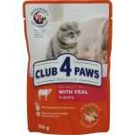 Club 4 Paws Cat Jelly with Veal 0.1 kg