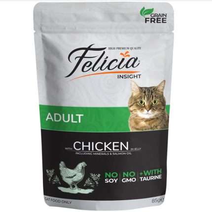 Jelly Felicia-Chicken food for adult cats (85g 12 pieces)