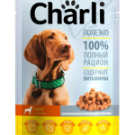 CHARLI CANNED ძაღლებისთვის ქათმის ხორცით 100გ.