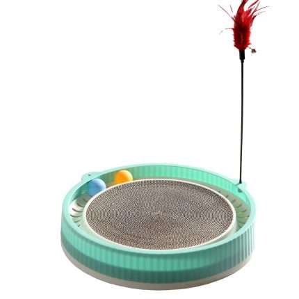 კატის საფხაჭნი რგოლი პლასმასის (მუყაო)