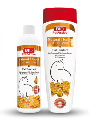 BioPetActive Natural Honey Shampoo for Cats ნატურალური თაფლის შამპუნი 250მლ