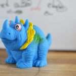 Toy Triceratops with vocals