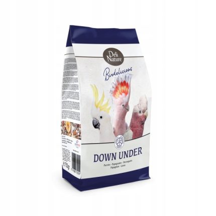 Deli Nature თუთიყუშებისთვის „Down Under“ საკვები, 750 გ