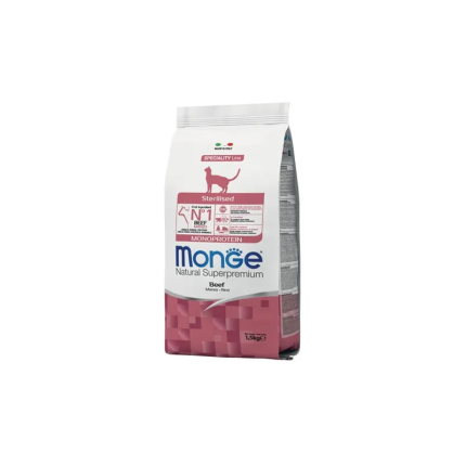 Monge მონჯე სტერილიზებული საქონლის ხორცით 1,5kg