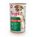 TROPI Canned   Beef food for dogs 1250 gr.